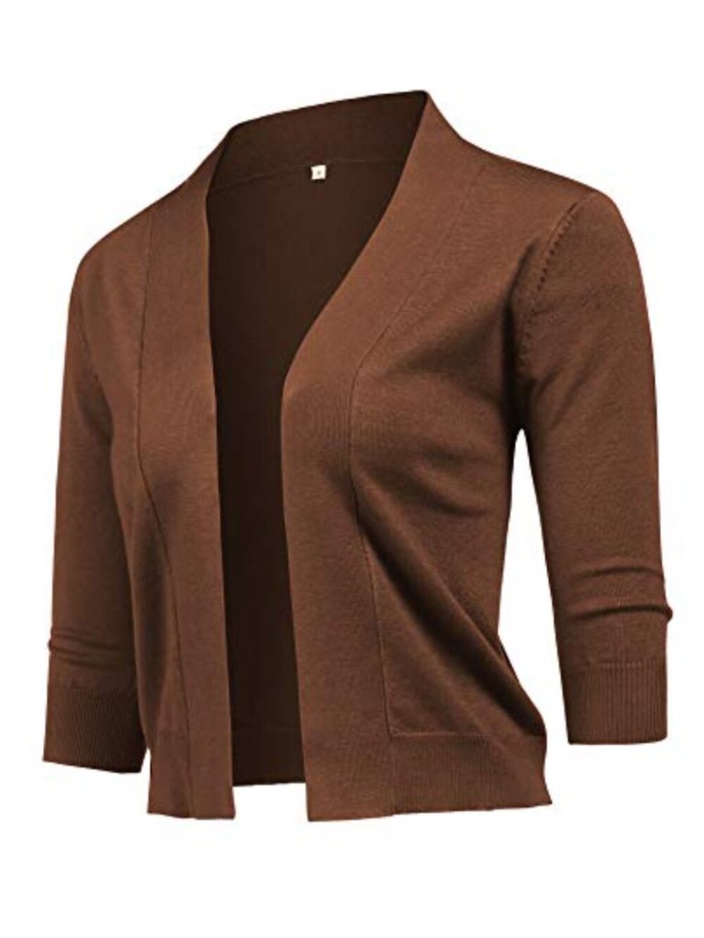 Women's Long Sleeve Wrap Cardigan Coat with Belt Cotton Acrylic Knit